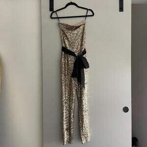 Vintage Gold Sequin Bodysuit